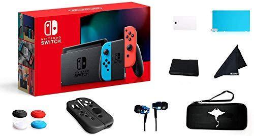 Switch 32GB Console Video Games Joy-Con w/GM 69 Value 13in1 Supper Kit Case - JOY2ESpree