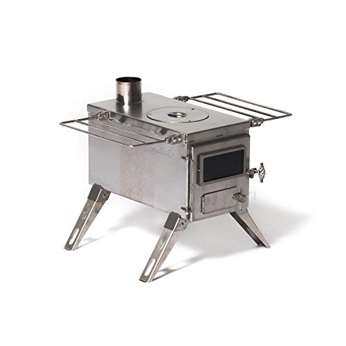 Winnerwell Nomad Medium Tent Stove | Tiny Portable Wood Burning Stove for Tents