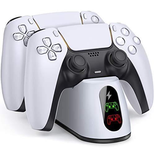BEBONCOOL PS5 Controller Charger, PS5 Charging Station Dock w/LED Indicator - JOY2ESpree