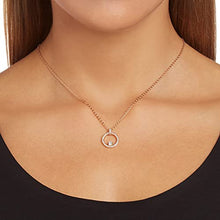 
                        
                          Load image into Gallery viewer, SWAROVSKI Creativity Circle Pendant, White, Rose-Gold Tone Plated - JOY2ESpree
                        
                      