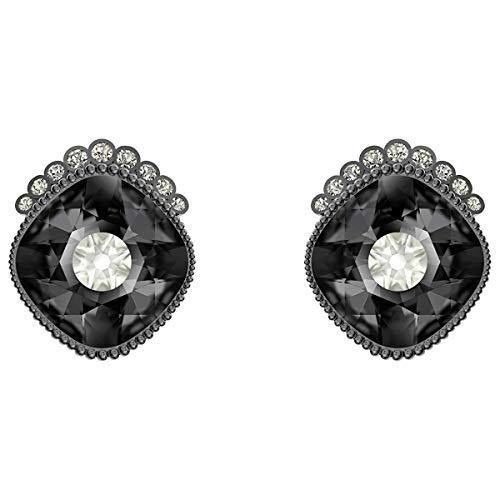 Swarovski Black Baroque Stud Pierced Earrings - JOY2ESpree
