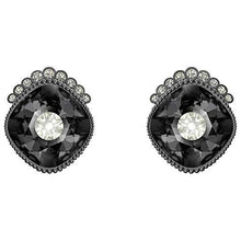 
                        
                          Load image into Gallery viewer, Swarovski Black Baroque Stud Pierced Earrings - JOY2ESpree
                        
                      