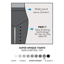 
                        
                          Load image into Gallery viewer, HUE Women's Super Opaque Sheer to Waist Tights
                        
                      