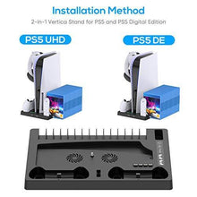 
                        
                          Cargar imagen en el visor de la galería, Cooling Fan Stand for Playstation 5 Console and Playstation 5 Digital Edition - JOY2ESpree
                        
                      