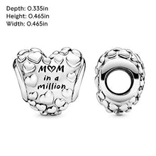 
                        
                          गैलरी व्यूवर में इमेज लोड करें, Pandora Jewelry Mom in a Million Heart Cubic Zirconia Charm in Sterling Silver - JOY2ESpree
                        
                      