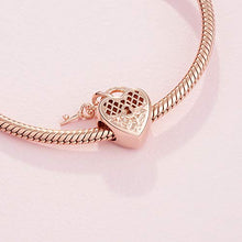 
                        
                          Load image into Gallery viewer, Pandora Jewelry Love You Lock Pandora Rose Charm - JOY2ESpree
                        
                      
