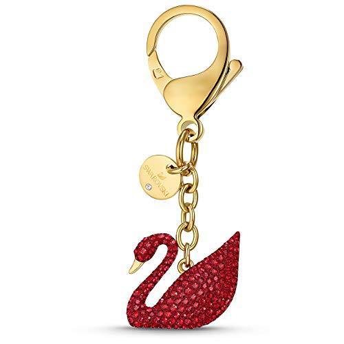 Swarovski Swan Gold Plated Red Bag Charm,3.25" x 1.13" x.13" - JOY2ESpree