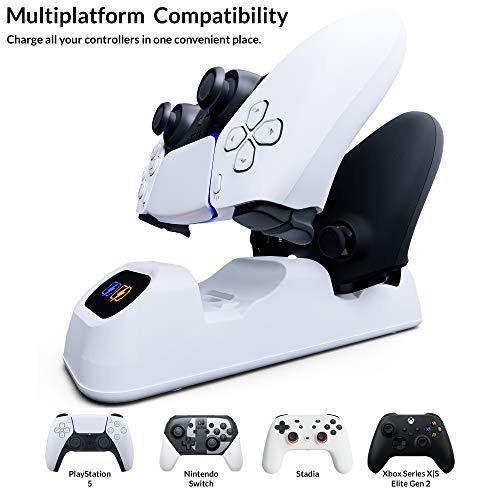 Orzly PS5 Controller Charging Station Made for Playstation 5 Console DualSense PS5 Controllers - JOY2ESpree