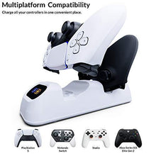 
                        
                          Muat gambar ke penampil Galeri, Orzly PS5 Controller Charging Station Made for Playstation 5 Console DualSense PS5 Controllers - JOY2ESpree
                        
                      