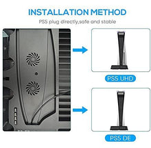 
                        
                          गैलरी व्यूवर में इमेज लोड करें, Black PS5 Console PlayStation 5 Charging Station with Cooling Fan System 15 Game Slots - JOY2ESpree
                        
                      
