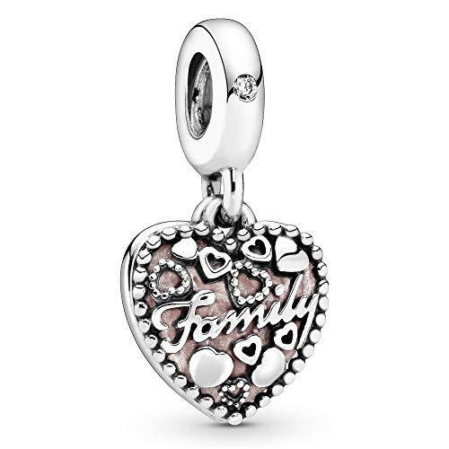 Pandora Jewelry Love Makes A Family Dangle Cubic Zirconia Charm in Sterling Silver - JOY2ESpree