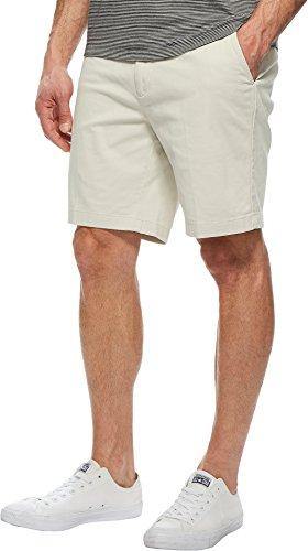 Nautica Men's Classic Fit Flat Front Stretch Solid Chino Deck Short - JOY2ESpree
