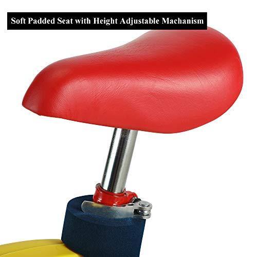 Spin Bike Kids Workout Equipment, Indoor Stationary Cycling Bike Small Fitness Exercise Equipment with Seat Cushion, Digital Monitor - JOY2ESpree