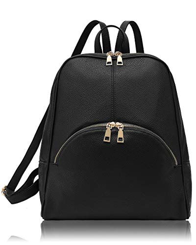 Scarleton Casual Fashion Backpack, Purses for women, Backpack for Women, Fashion Backpack for Women, H160801 - Black