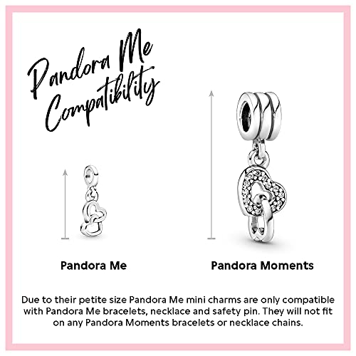 Pandora Jewelry Rainbow Dangle Green, Cerise, Blue, and Yellow Crystal Charm in Sterling Silver - JOY2ESpree