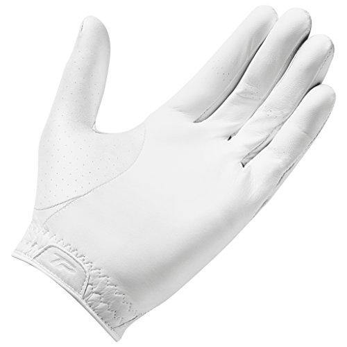 TaylorMade Tour Preferred Glove (White, Left Hand, Large), White(Large, Worn on Left Hand) - JOY2ESpree