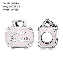 
                        
                          画像をギャラリービューアに読み込む, Pandora Jewelry Pink Travel Bag Sterling Silver Charm - JOY2ESpree
                        
                      
