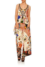 
                        
                          Load image into Gallery viewer, Camilla Kissing The Sun Long Back Scoop Neck Top
                        
                      