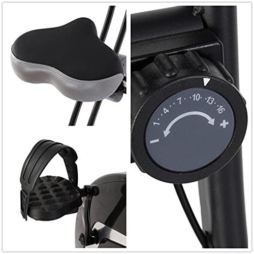 Foldable Exercise Bike Adjustable Magnetic Resistance Indoor Cycling Bike Portable Indoor Stationary Bike - JOY2ESpree