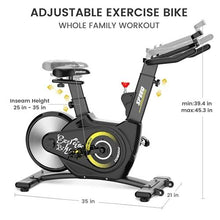 
                        
                          Cargar imagen en el visor de la galería, L NOW Exercise Bike Indoor Cycling Bike Belt Drive Stationary Bike - JOY2ESpree
                        
                      