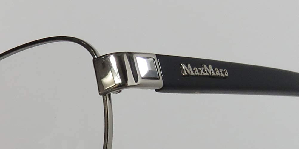 Max Mara 1130 Womens Oval Crystals Spring Hinges Designer Beautiful Eyeglasses/Eyeglass Frame