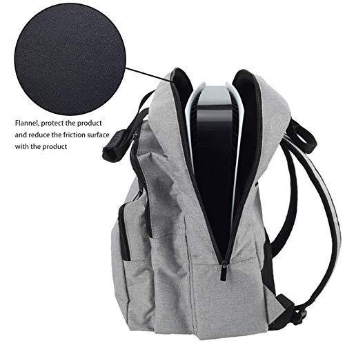 PS5 Carrying Case Portable Shockproof PS5 Travel Bag Compatible with Playstation 5 Console, 3 Layers Travel Backpack Large Capacity Storage Bag - JOY2ESpree