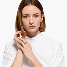 
                        
                          Load image into Gallery viewer, SWAROVSKI Women's Twist Ring Collection, Rhodium Finish, Clear Crystals - JOY2ESpree
                        
                      