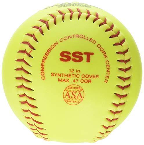 Wilson Sporting Goods A9106 ASA Series Softball (12-Pack), 12-Inch, Optic Yellow (WTA9106BASA-LOW) - JOY2ESpree