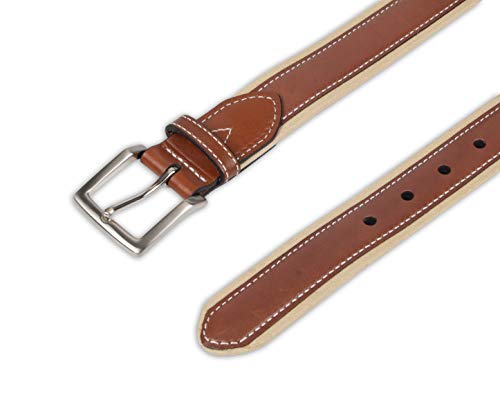 Tommy Bahama Men's Casual Canvas and Leather Belt