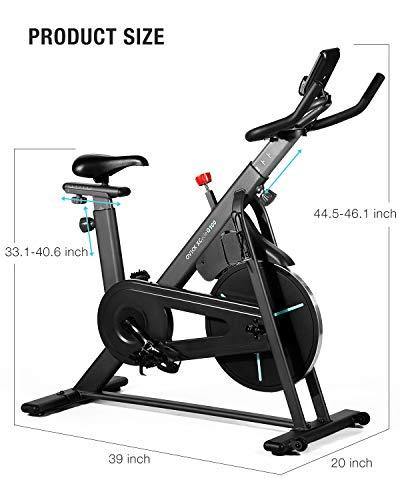 Stationary Bike with Magnetic Resistance Exercise Bikes Indoor Cycling Bike Fully Adjustable Comfortable Seat and Handlebar for Home Cardio Workout - JOY2ESpree