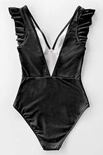 
                        
                          गैलरी व्यूवर में इमेज लोड करें, CUPSHE Women's One Piece Swimsuit V Neck Ruched Ruffle Shoulder Swimwear Bathing Suits
                        
                      