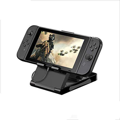 Black PlayStand Holder for Nintendo Switch / Lite Play While Charging Multi Angle Adjustable - JOY2ESpree