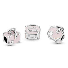
                        
                          画像をギャラリービューアに読み込む, Pandora Jewelry Pink Travel Bag Sterling Silver Charm - JOY2ESpree
                        
                      