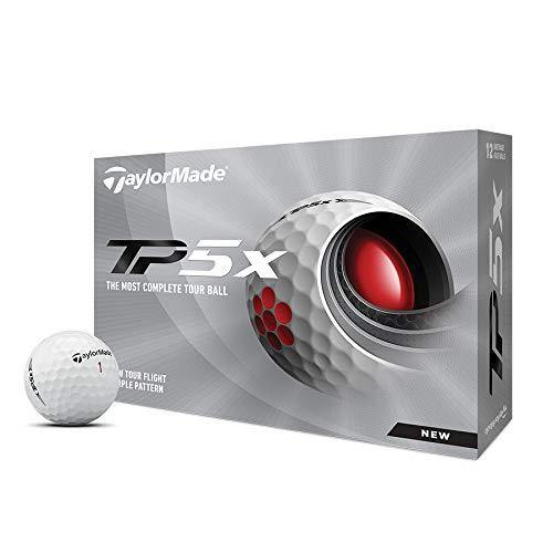 TaylorMade Unisex's TP5 X Golf Balls, White, One Size - JOY2ESpree