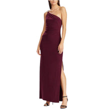 
                        
                          Cargar imagen en el visor de la galería, Lauren Ralph Lauren Jersey One-Shoulder Gown, Passion Plum Size 4 - JOY2ESpree
                        
                      