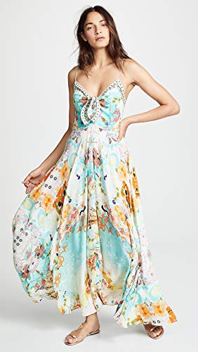 Camilla Women's Long Dress with Tie Front