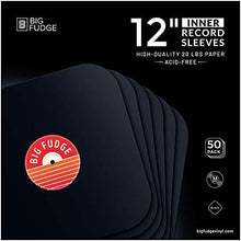 
                        
                          Cargar imagen en el visor de la galería, BIG FUDGE Black Special Edition | Vinyl Record Inner Sleeves 50x | Made from Heavyweight &amp; Acid Free Paper - JOY2ESpree
                        
                      