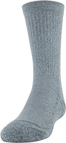 Under Armour Youth Phenom Crew Socks, 3-Pairs , Laser Green/White , Youth Large - JOY2ESpree