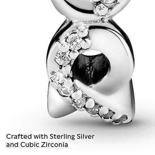 Pandora Jewelry Sparkling Infinity Spacer Cubic Zirconia Charm in Sterling Silver - JOY2ESpree