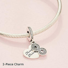 
                        
                          Muat gambar ke penampil Galeri, Pandora Jewelry Forever Friends Heart Dangle Cubic Zirconia Charm in Sterling Silver - JOY2ESpree
                        
                      