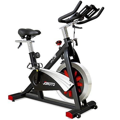 JOROTO Belt Drive Indoor Cycling Bike with Magnetic Resistance Exercise Bikes Stationary ( 300 Lbs Weight Capacity ) (Updated) - JOY2ESpree