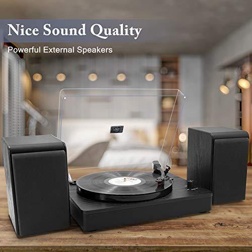 LP&No.1 Bluetooth Turntable HiFi System with Bookshelf Speakers - JOY2ESpree