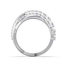 
                        
                          Load image into Gallery viewer, SWAROVSKI Women's Twist Ring Collection, Rhodium Finish, Clear Crystals - JOY2ESpree
                        
                      