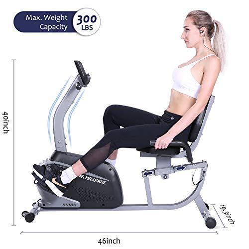 MaxKare Recumbent Exercise Bike Indoor Cycling Stationary Bike - JOY2ESpree
