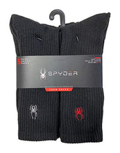 
                        
                          Cargar imagen en el visor de la galería, Spyder - 5-pair Crew Socks - Black with Stitched Logo, size 6-12
                        
                      
