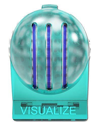 VISUALIZE TRI-LINE Golf Alignment Kit - (2-Pack) Unique 3 Line Golf Ball Marker - JOY2ESpree