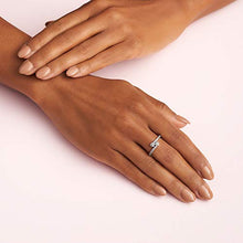 
                        
                          Load image into Gallery viewer, Pandora Jewelry Two Sparkling Hearts Cubic Zirconia Ring in Sterling Silver - JOY2ESpree
                        
                      