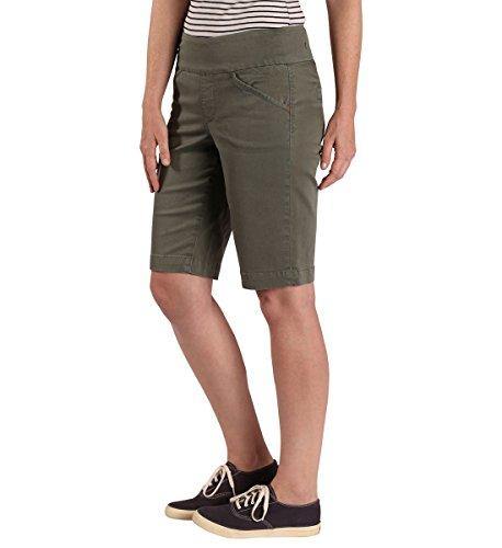 Jag Jeans Women's Ainsley Pull on Bermuda Short, Jungle Palm, 0