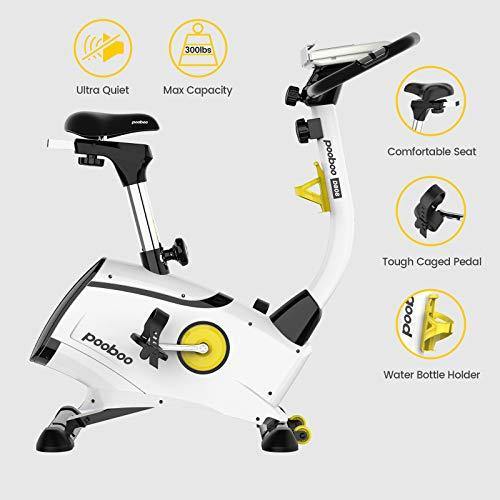 pooboo Exercise Bike Indoor Cycling Bike Magnetic Upright Stationary Bike Indoor Bicycle - JOY2ESpree