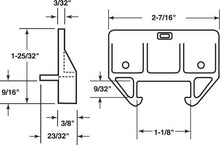 
                        
                          Load image into Gallery viewer, Prime-Line Products R 7224 Drawer Track Guide and Glides,(Pack of 2),Blue
                        
                      